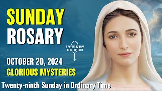 Sunday Rosary Glorious Mysteries of the Rosary 💙 October 20 2024 VIRTUAL ROSARY [upl. by Baird982]