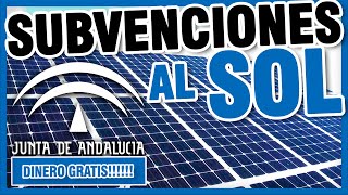 Subvenciones al SOL  Junta de Andalucía [upl. by Osanna]