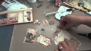 Vintage Valentines Day Tag amp Tutorial [upl. by Aierbma496]