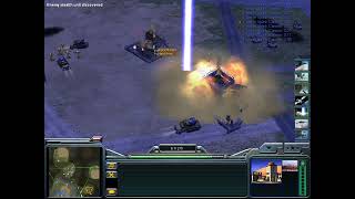 Command amp Conquer TM Generals Zero Hour Particle Uplink Cannon Victory [upl. by Areek]