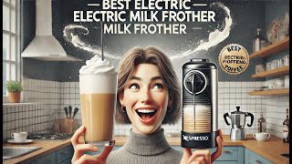 ☕ CanvasLot Electric Milk Frother 4 in 1 Milk Steamer  Best Espumador de Leche Electrico Nespresso [upl. by Ariak]