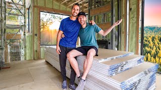 INSIDE our Shipping Container Home in the Woodslets get building [upl. by Rego]