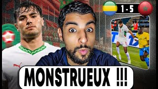 LE MAROC FRAPPE FORT   Gabon 1 vs 5 Maroc Qualif CAN Maroc 2025 [upl. by Dikmen]