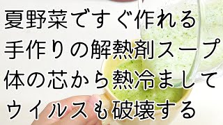 【ウイルスも嫌がる】飲んで熱を冷ます解熱スープは体力の回復にも最適です。 [upl. by Nosmas]