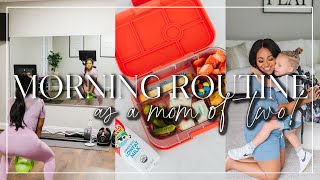 5AM Morning Routine As a Work From Home Mom of Two [upl. by Latea]