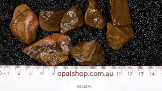 Ro4475  Boulder Opal parcel from Queensland Australia [upl. by Eggleston82]