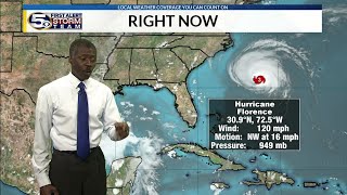 Hurricane Florence with Helene Issac and Joyce [upl. by Eva]