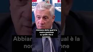 TAJANI quotMOLLICONE SU BOLOGNA NON DEVO COMMENTARE TUTTI PER NOI MATRICE NEOFASCISTAquot news short [upl. by Ryun]