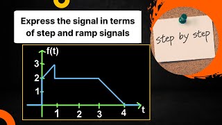 How to write equation of a signal from given graph  II Signal and System [upl. by Potash]