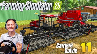 FAUCHAGE DU COLZA  FARMING SIMULATOR 25  Carrière Suivie 11 [upl. by Myke212]