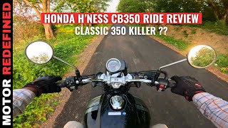 2024 Honda Highness CB350 Ride Review  On Road Price amp Mileage  Classic 350 Killer [upl. by Lundberg]