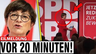 VOR 20 MINUTEN Saskia Esken🔥 bringt alle zum Schweigen 🔥Jetzt Neuwahl [upl. by Pelson]