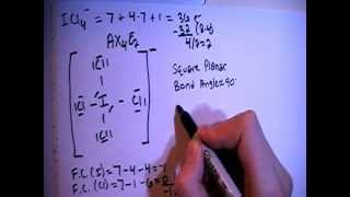 Tetrachloroiodate Ion ICl4  Lewis Dot Structure [upl. by Tumer47]