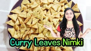 Kari Patta Nimki  Meethe Neem ki Mathri  kadi Patta Papdi Recipe by Priyanka Rattawa [upl. by Erlene235]