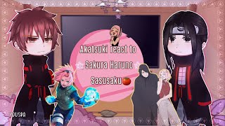 Akatsuke react to🌸Sakura Haruno🌸🇺🇸🇧🇷ʏᴏᴜsʀᴀ [upl. by Emmalee]