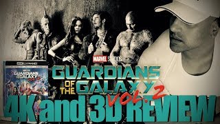 Guardians of the Galaxy Vol 2 4K and 3D Bluray Review [upl. by Remo]