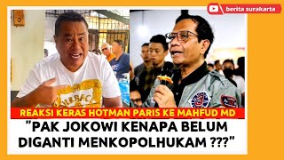 Reaksi Keras HOTMAN PARIS Viral MAHFUD MD  Dosa Besar Membiarkan Ibu Melahirkan Anak Tdk Berakhlak [upl. by Janyte]