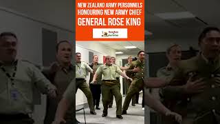 Traditional Haka Welcome To New Zealand Army Chief shorts ytshorts reels youtubeshorts [upl. by Wood]