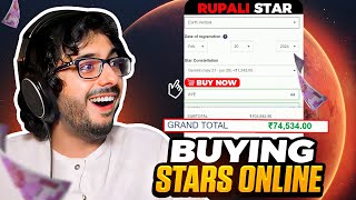 BUYING REAL STAR ONLINE  1 LAKH  RUPEES [upl. by Yelrihs]