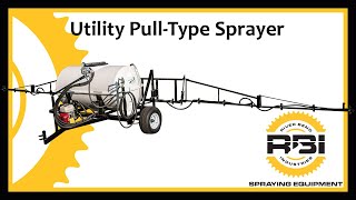 ATV Pull Type Sprayer  200 Gallon  30 Breakaway Booms  Manual Control  River Bend Industries [upl. by Wallache]