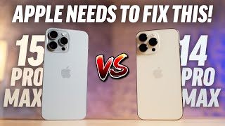 iPhone 15 Pro Max vs 14 Pro Max RealWorld Differences After 1 Week [upl. by Hofstetter960]