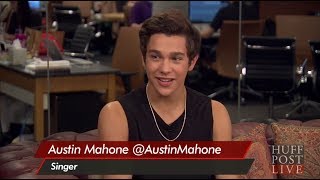 Austin Mahone Interview quotThe Secretquot And Touring With Pitbull [upl. by Tedman]