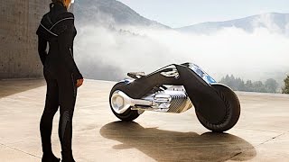 BMW Self Balancing Motorbike Demonstration LIVE Driving BMW Vision 100 BMW Autonomous Bike CARJAM [upl. by Hapte]