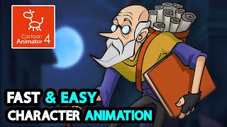 Easy Character Animation Software  Cartoon Animator 4 [upl. by Llehsim]