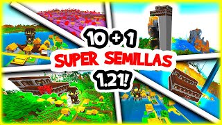 🔥la MEJORES SEMILLAS de MINECRAFT BEDROCK y JAVA 121 actualización minecraft pe xbox tablet [upl. by Pampuch]