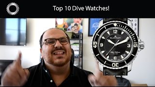 Top 10 Luxury Dive Watches  Federico Talks Watches [upl. by Four]