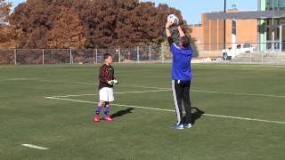 Goalkeeping Drills for the Beginner 07 [upl. by Nav]