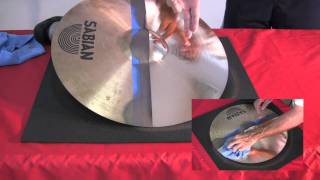 CYMBAL DOCTOR PROFOUND NEW CYMBAL CLEANING METHOD [upl. by Feeney426]