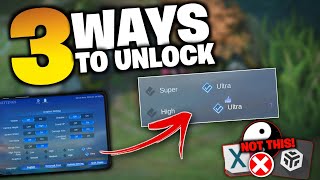 NEW 3 WAYS to ENABLE ULTRA GRAPHICS amp ULTRA REFRESH RATE  Mobile Legends  No Root [upl. by Wendt]