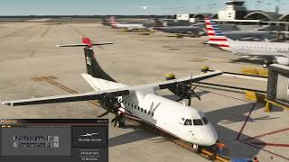 Chicago OHare to Springfield IL  ATR 42600 [upl. by Harolda]