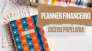 Planner Financeiro 2023 Cícero Papelaria Pra quem não gosta de Planilhas [upl. by Dirraj]