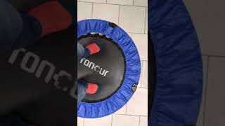 Toncur Trampoline de Fitness Pliable Ø 102cm Trampoline dexercice ExterieurInterieur pour Adulte [upl. by Allmon]