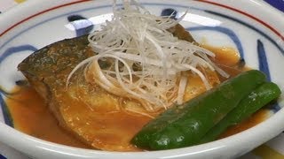 Saba Misoni Mackerel Simmered in Miso Recipe  Cooking with Dog [upl. by Nnahgem]