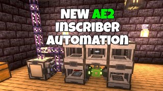 Compact AE2 Processor and Inscriber Automation UPDATED for Minecraft 120 and 121 [upl. by Bohner749]