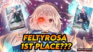 I TOPPED WITH FELTYROSA Cardfight Vanguard Deck Profile [upl. by Tevlev]