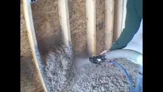 Truth About Blown In Insulation  Wet Application [upl. by Yerrok]