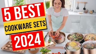 Best Cookware Sets In 2024  Top 5 Cookware Sets [upl. by Aicrag]