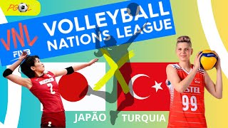 JAPÃO X TURQUIA AO VIVO  2024 FIVB VOLLEYBALL WOMENS NATIONS LEAGUE  NARRAÇÃO [upl. by Blount778]