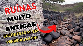 Ruínas muito antigas encontradas próximo à Pendências RN arqueologia civilizacao [upl. by Airotkciv]