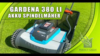 Gardena 380 li im Test  Akku Spindelmäher  Bester Einstieg in die Spindelmäherwelt [upl. by Aliuqat]