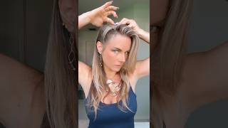 Easy comb clip hair inspo easyhairstyle hairstyle hairstyleideas hairtutorial hairhacks style [upl. by Ainitsirk]