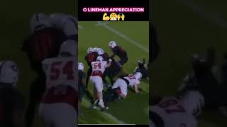 O Lineman Appreciation highschoolfootball americanfootball football shorts [upl. by Blodgett]