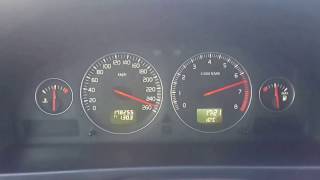 Volvo S60 T5 BSR 2006 0260 kmh Top speed limited acceleration [upl. by Kolodgie807]