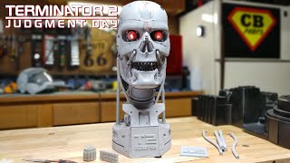 3D Printed Terminator T800 Endoskull  Part 3  Dry Fitting Before Paint [upl. by Iorgos]