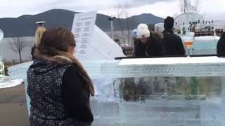 Ice bar at Sagamore Hotel lake George ny [upl. by Stetson]