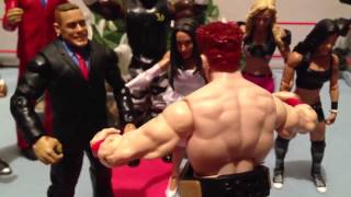 GTS WRESTLING Holy Moly Matrimony Tag team title match WWE wrestling figure matches animation [upl. by Jessey]